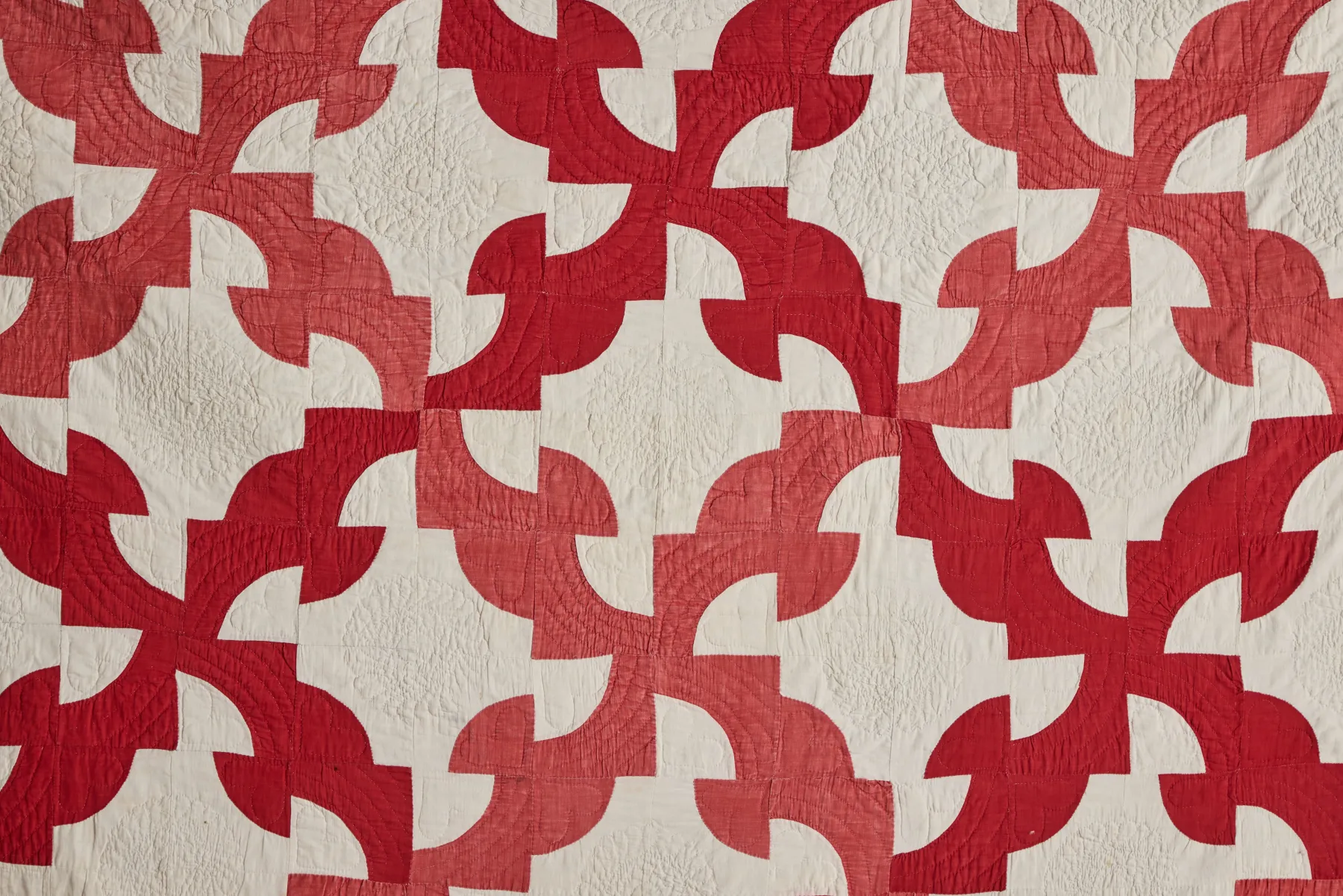 Crimson Patchwork Quilt*Flying Geese Best