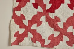 Crimson Patchwork Quilt*Flying Geese Best