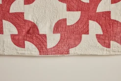Crimson Patchwork Quilt*Flying Geese Best