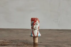 David Bowie Ceramic Wine Stopper*ANDREA KASHANIPOUR New