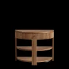 Demilune Side Table, Wood Top*NICKEY KEHOE Online