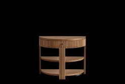Demilune Side Table, Wood Top*NICKEY KEHOE Online