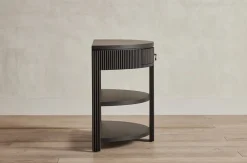 Demilune Side Table, Wood Top*NICKEY KEHOE Online