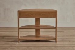 Demilune Side Table, Wood Top*NICKEY KEHOE Online