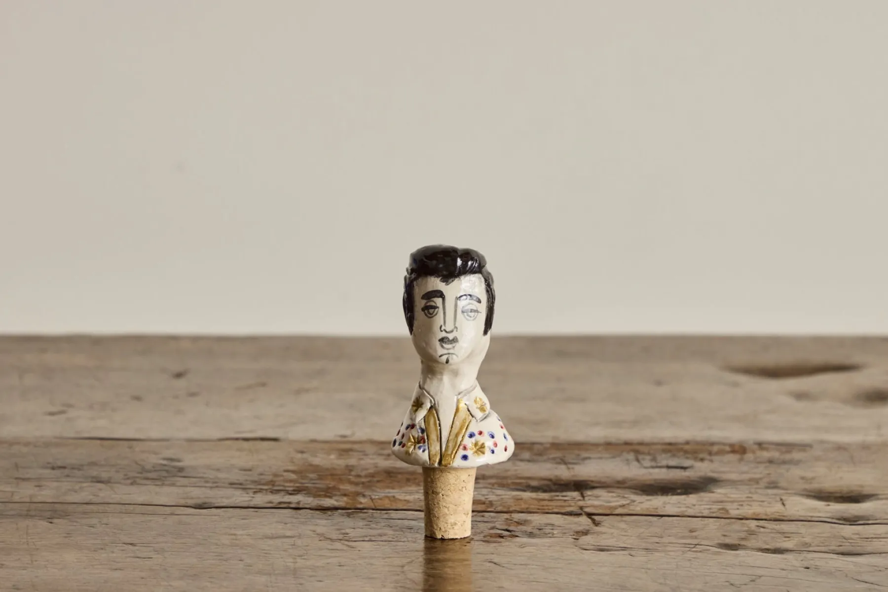 Elvis Ceramic Wine Stopper*ANDREA KASHANIPOUR Fashion