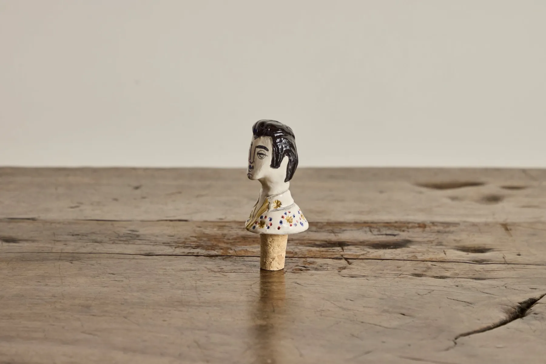 Elvis Ceramic Wine Stopper*ANDREA KASHANIPOUR Fashion