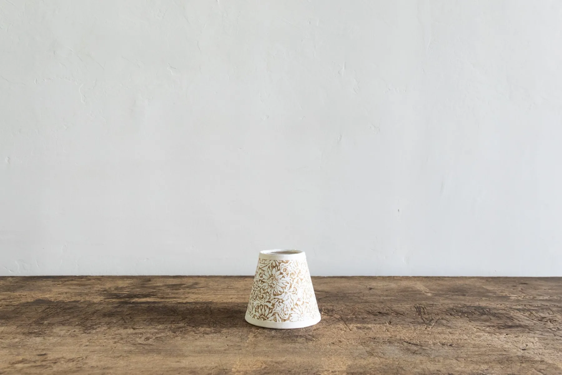 Faded Flora Sconce Shade in Bark*NICKEY KEHOE Outlet