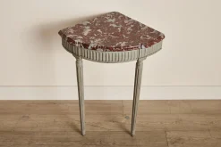 Faux Marble Corner Console*VINTAGE Discount