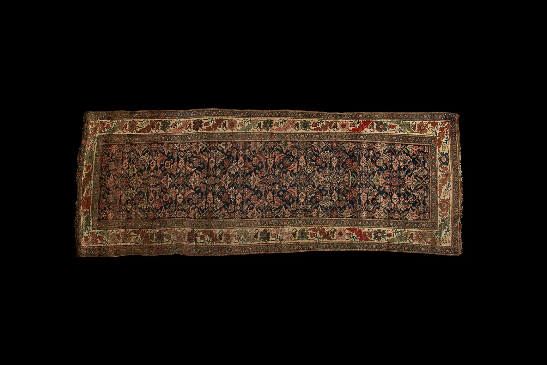 Floral Bijar Runner 4'8 x 11'8*VINTAGE Best