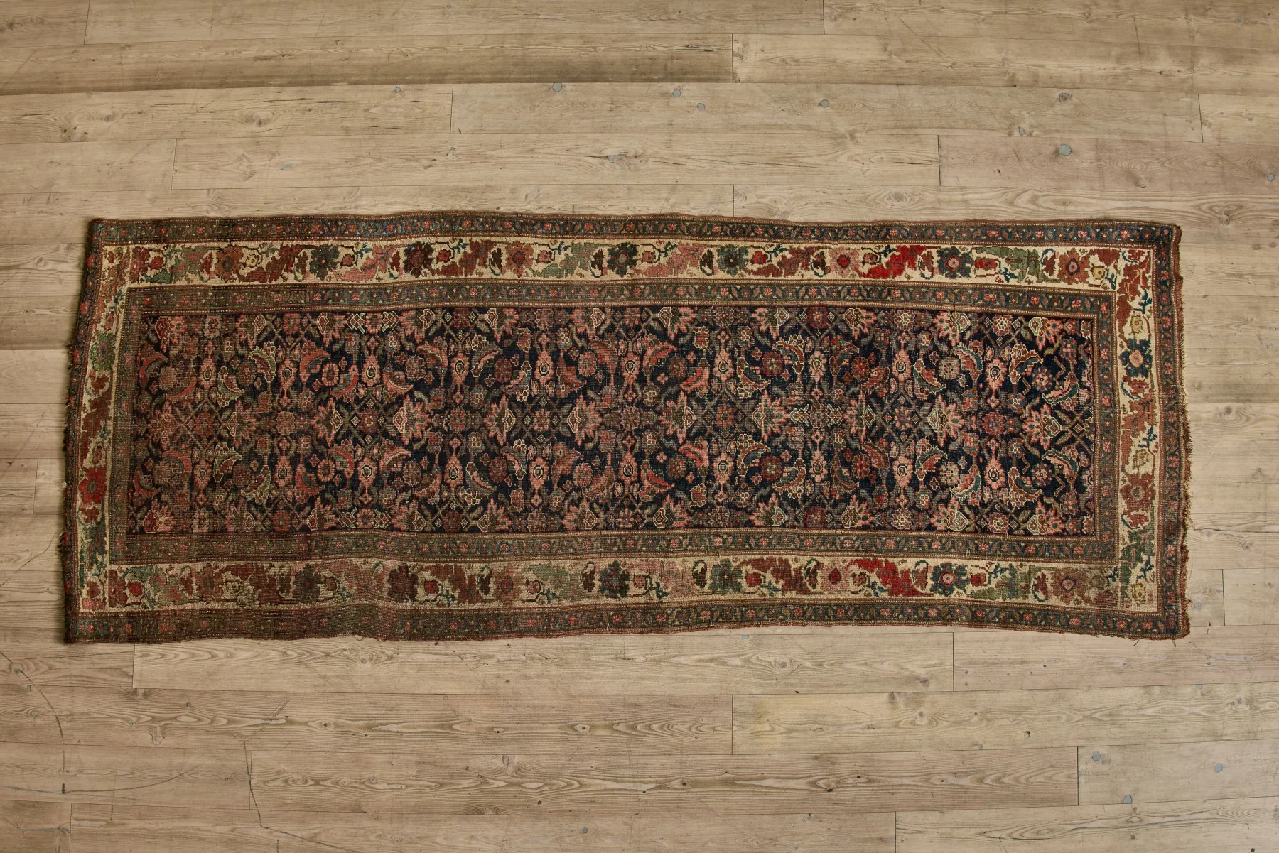 Floral Bijar Runner 4'8 x 11'8*VINTAGE Best