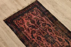 Floral Kurdish Runner 4'3 x 15'8*VINTAGE Sale