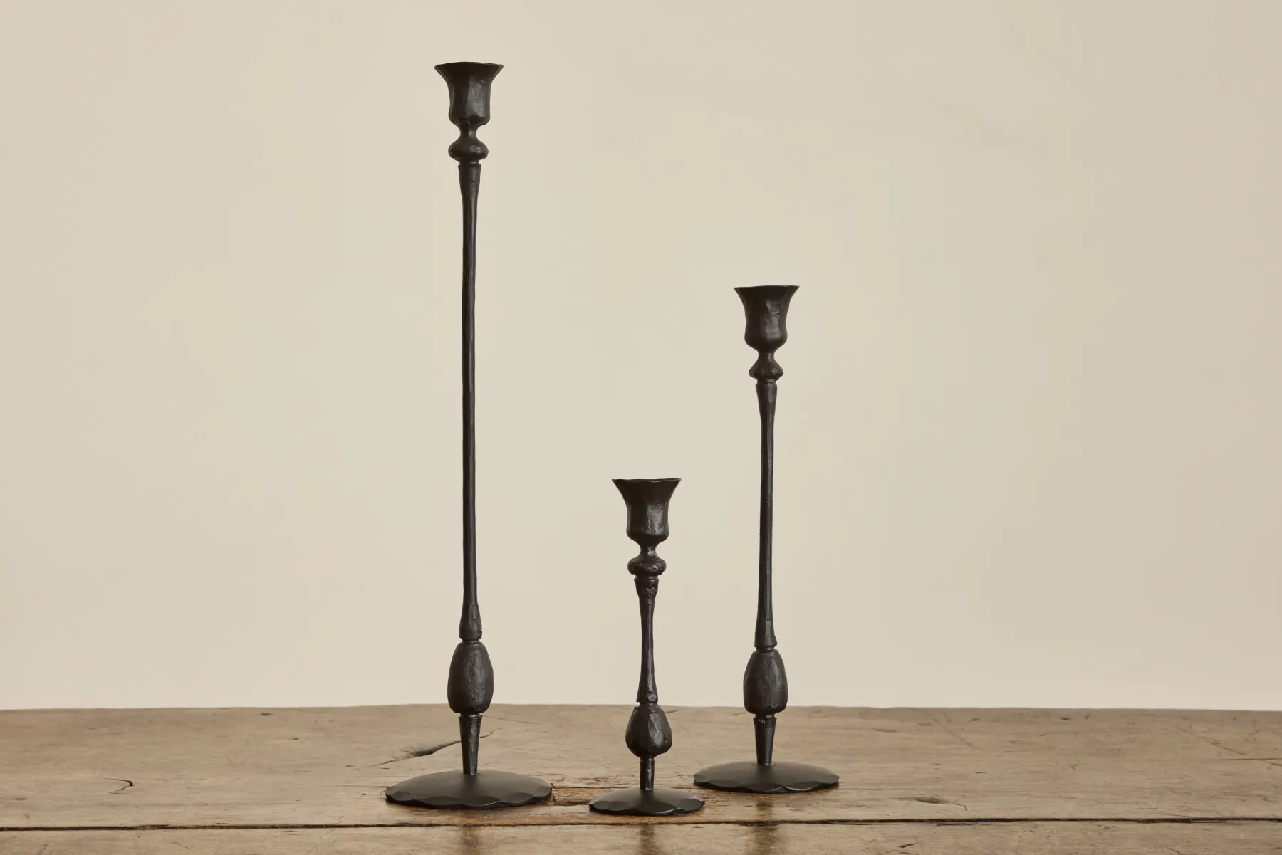 Forged Iron Candle Holder (Multiple Sizes)*NICKEY KEHOE Clearance