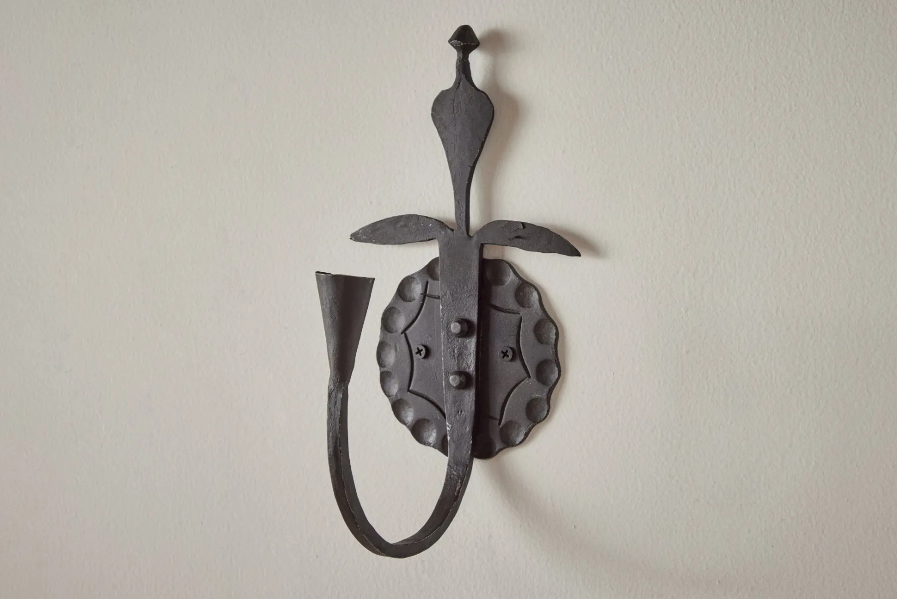 Forged Iron Candle Wall Sconce*NICKEY KEHOE Best