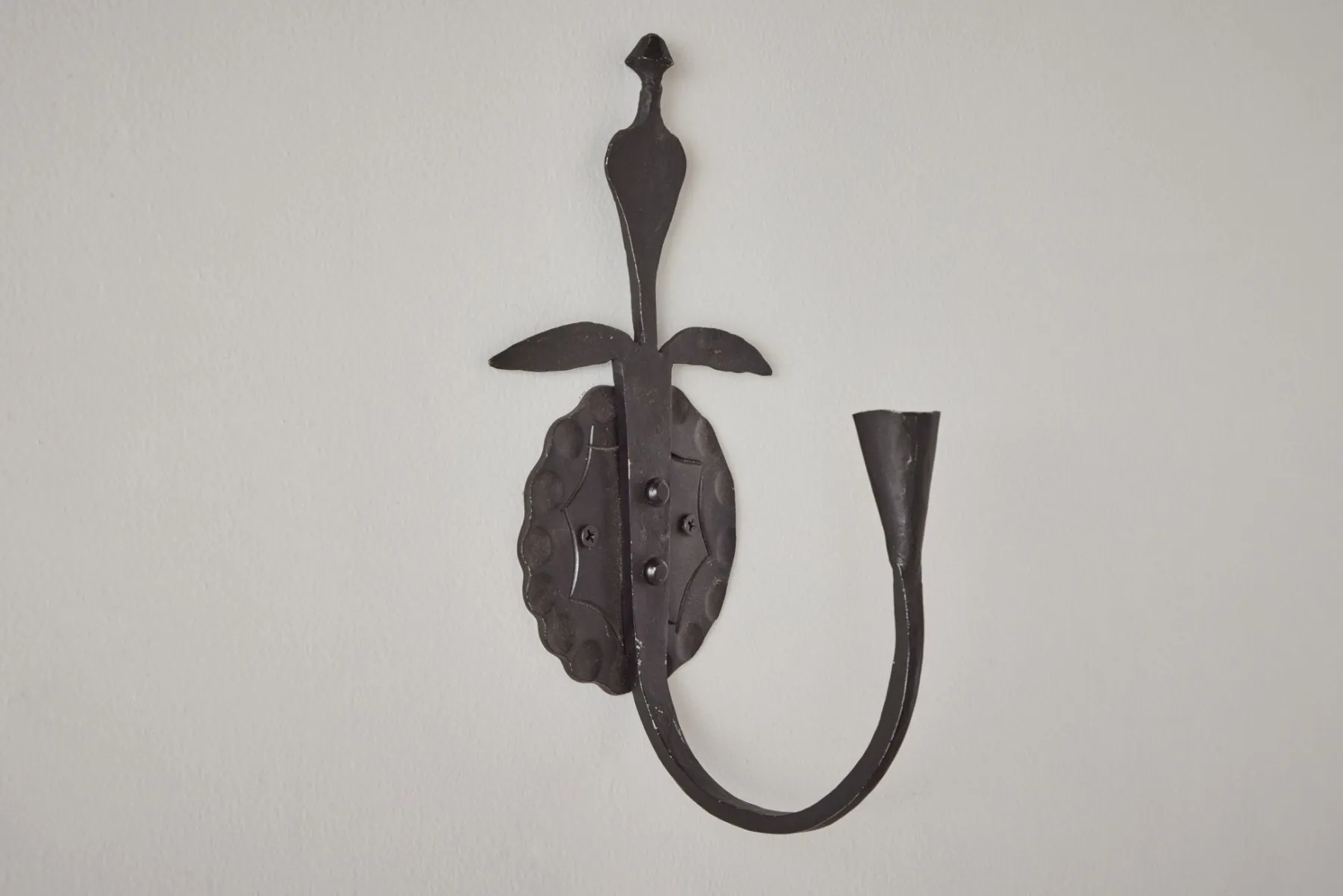 Forged Iron Candle Wall Sconce*NICKEY KEHOE Best