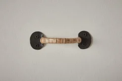 Forged Iron Drawer Pull with Bamboo*NICKEY KEHOE Discount