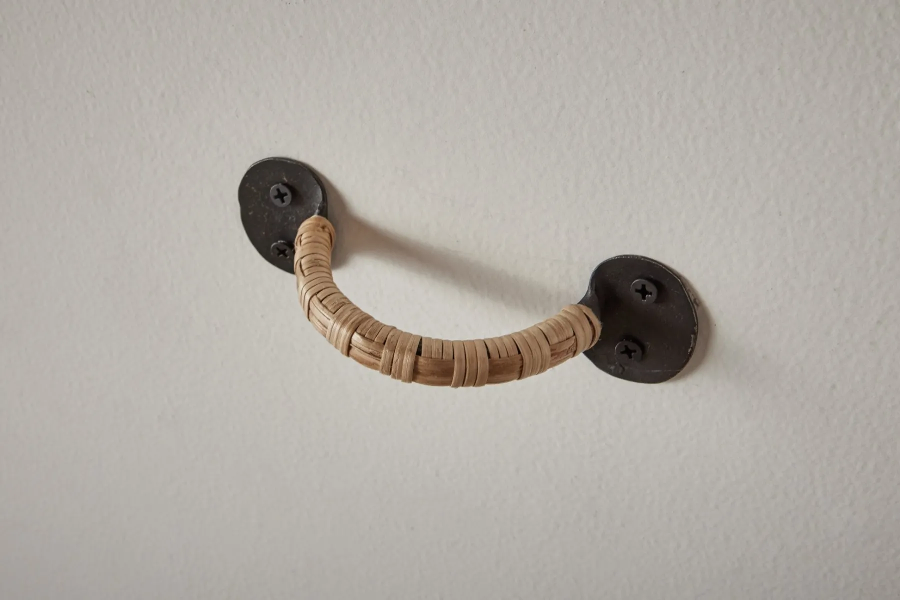 Forged Iron Drawer Pull with Bamboo*NICKEY KEHOE Discount