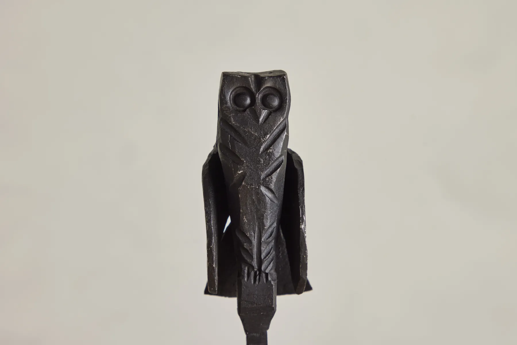 Forged Iron Owl Fireplace Tools*NICKEY KEHOE Sale