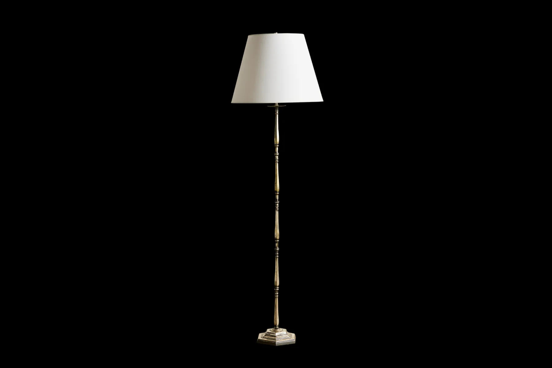 French Silver Floor Lamp*VINTAGE Fashion
