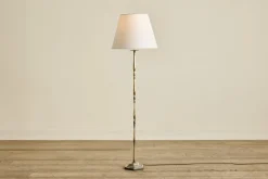 French Silver Floor Lamp*VINTAGE Fashion