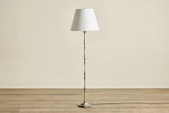 French Silver Floor Lamp*VINTAGE Fashion