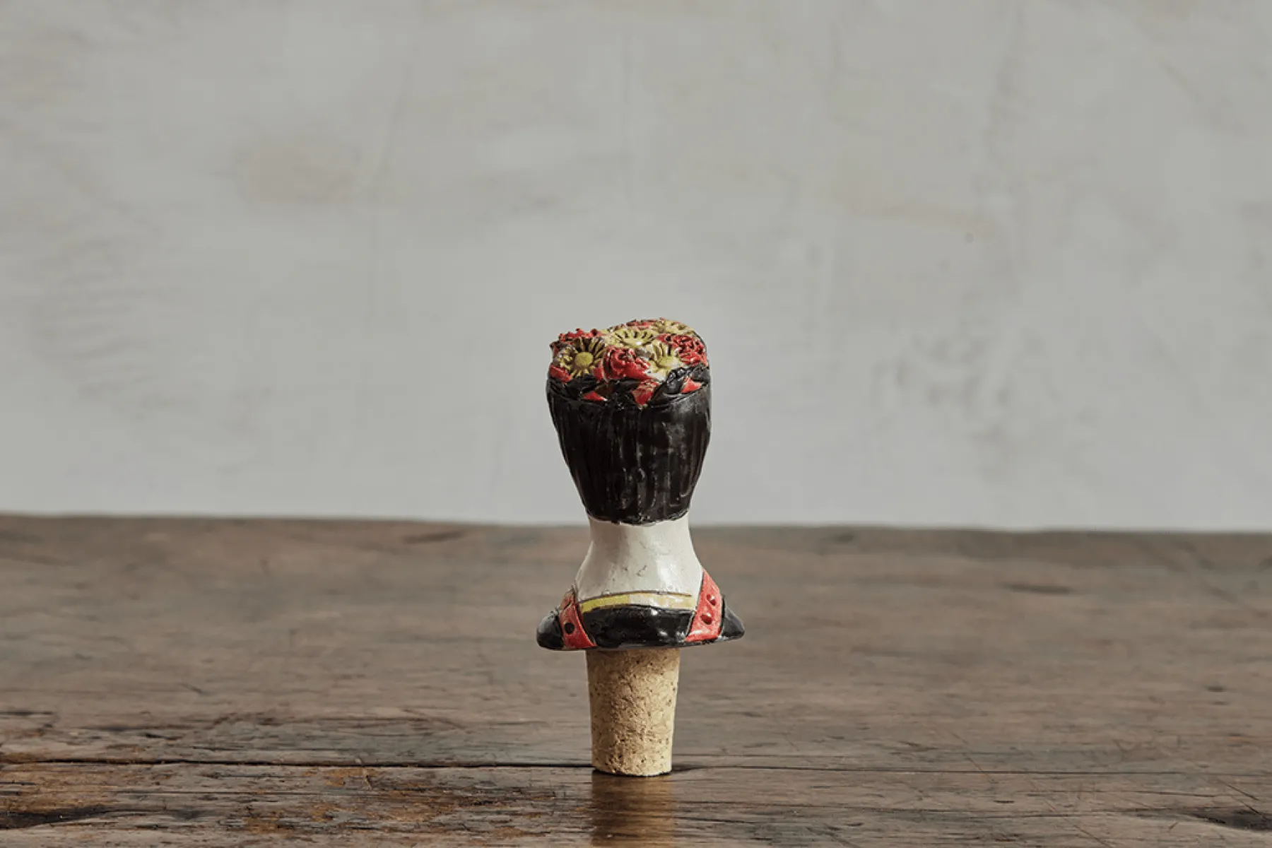 Frida Kahlo Ceramic Wine Stopper*ANDREA KASHANIPOUR Fashion