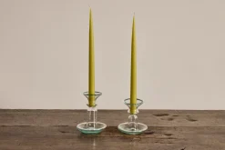 Glass Candle Holder*LA SOUFFLERIE Clearance