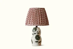 Green Floral Table Lamp*REBEKAH MILES Discount