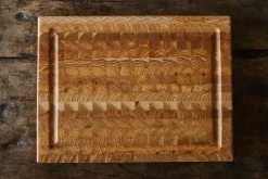 Grooved Cutting Board*Larch Wood New