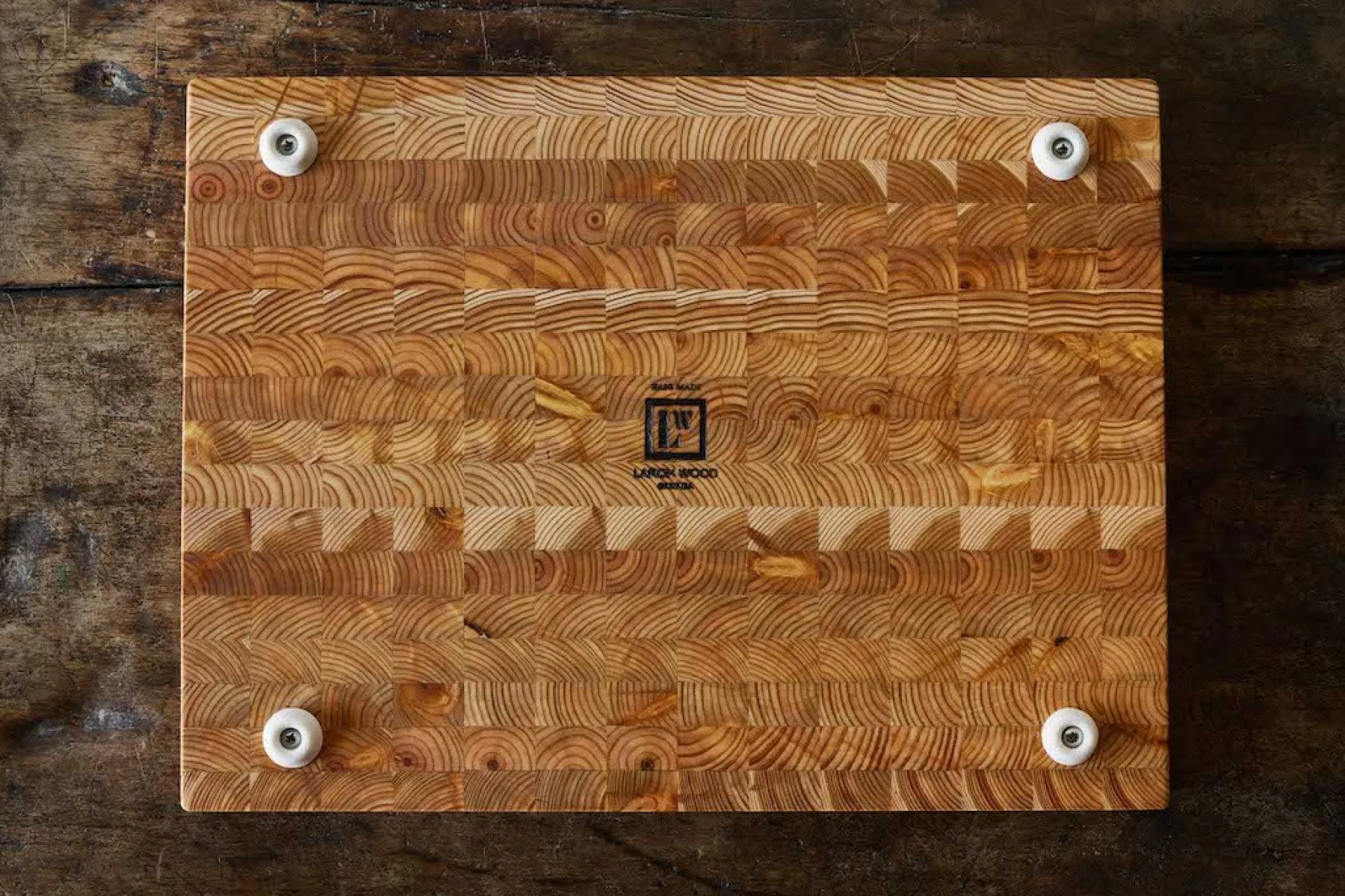 Grooved Cutting Board*Larch Wood New