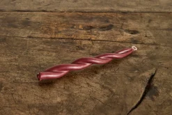 Hand Twisted Candle, Claret Crimson*HIDDEN Sale