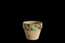 Hungarian Marbled Flower Pot*VINTAGE Hot