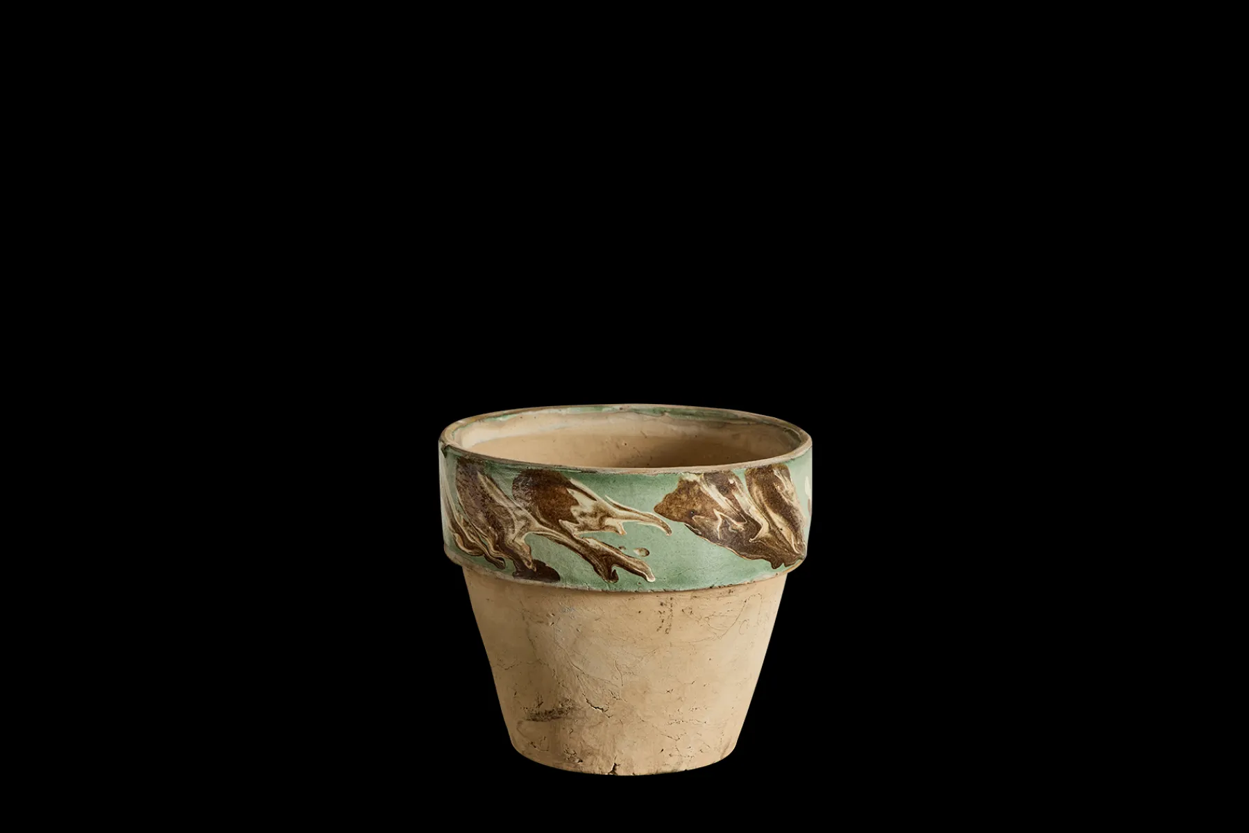 Hungarian Marbled Flower Pot*VINTAGE Hot