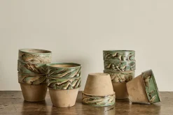 Hungarian Marbled Flower Pot*VINTAGE Hot