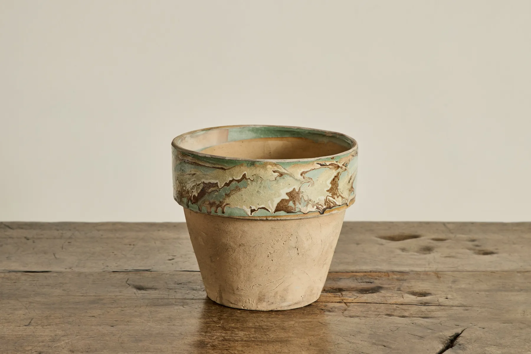 Hungarian Marbled Flower Pot*VINTAGE Hot