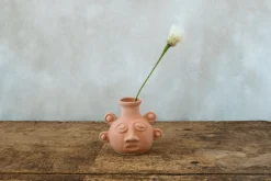 Incas Terracotta Vessel*LA SOUFFLERIE Sale