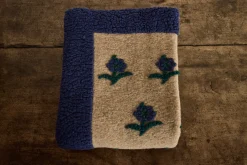 Italian Wool Throw in Daisy Blue*HIDDEN Sale
