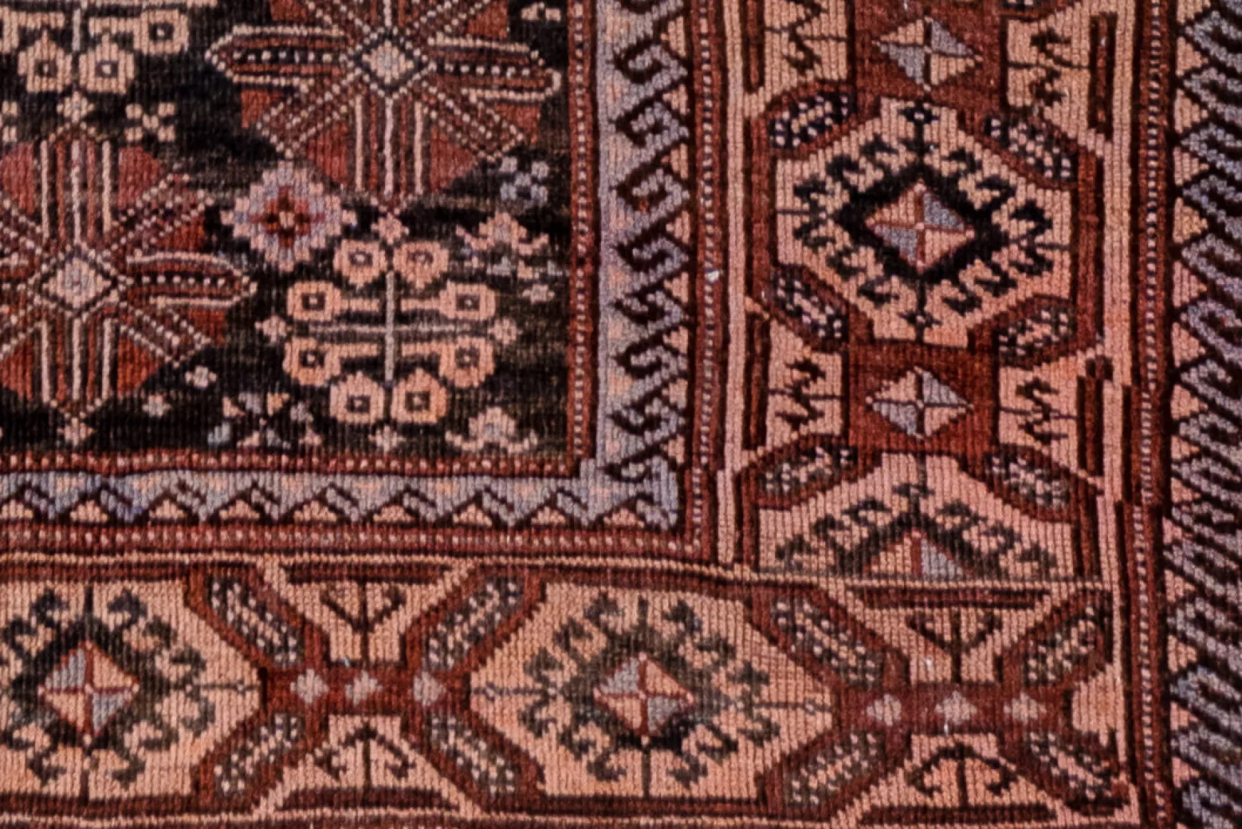 Kurdish Rug 4’7 X 8’9*VINTAGE New