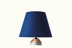 Lampshade in Blue Bookcloth (Multiple Sizes)*NICKEY KEHOE Hot