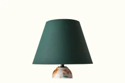 Lampshade in Green Bookcloth (Multiple Sizes)*NICKEY KEHOE New