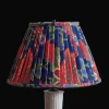 Lampshade in Vintage Red Rose Floral*NICKEY KEHOE New