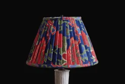 Lampshade in Vintage Red Rose Floral*NICKEY KEHOE New