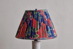 Lampshade in Vintage Red Rose Floral*NICKEY KEHOE New
