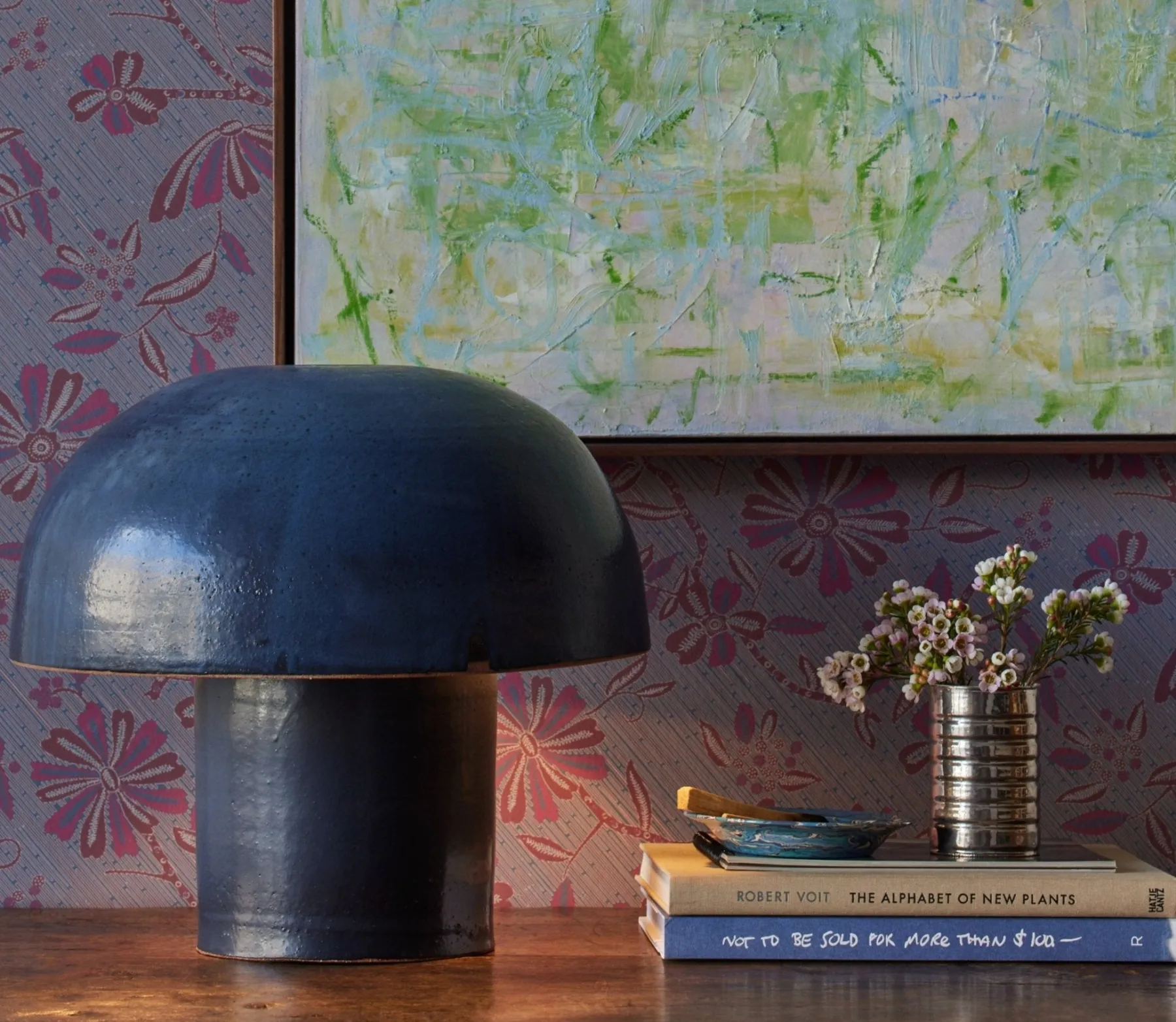 Large Dome Lamp in Smoke*NICKEY KEHOE Fashion