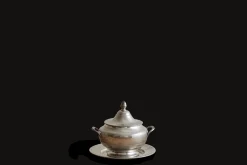 Large Pewter Tureen & Plate*VINTAGE Best