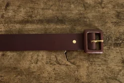 Leather Belt in Espresso*AGNES BADDOO Best