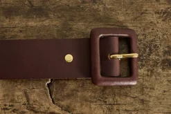 Leather Belt in Espresso*AGNES BADDOO Best