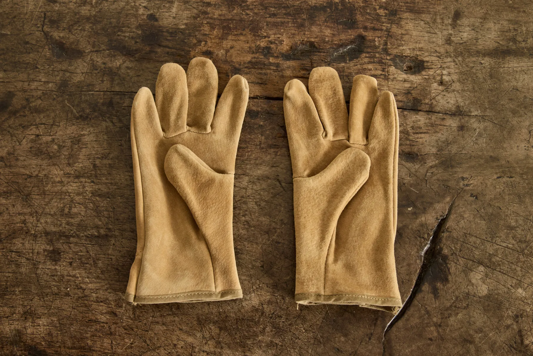 Leather Suede Work Gloves*HIDDEN Fashion