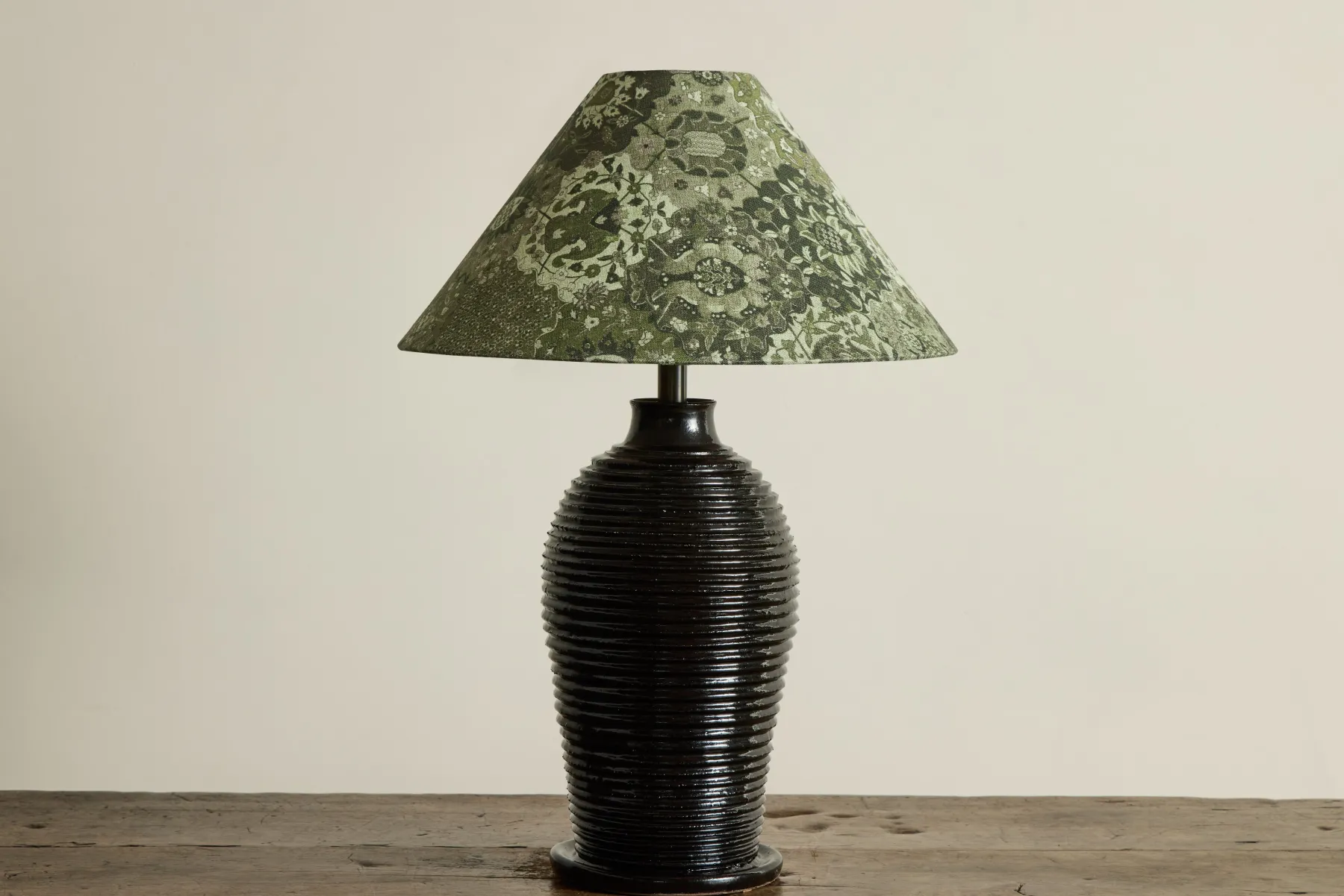 Linen Lampshade in Caspar, Juniper*HIDDEN Outlet
