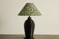 Linen Lampshade in Quercus, Juniper*HIDDEN Fashion