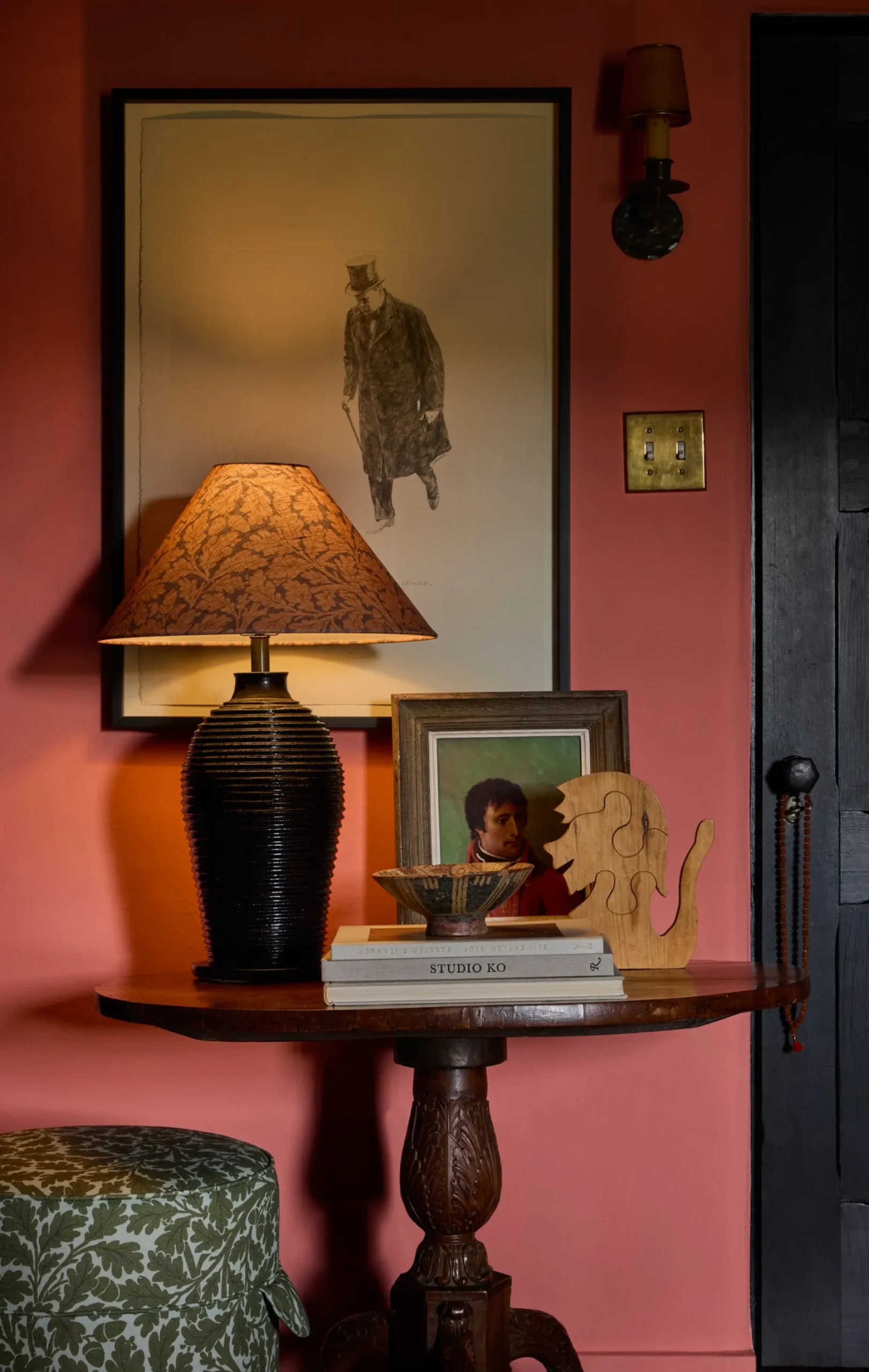 Linen Lampshade in Quercus, Aubergine*HIDDEN Discount